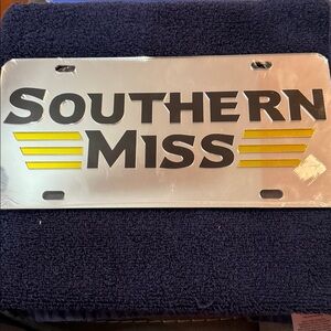 New Southern Miss License Plate